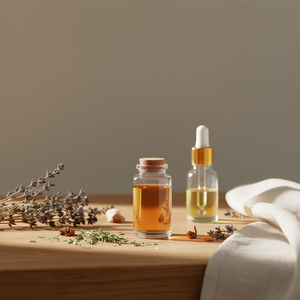 Bottiglia in vetro ILAN con tappo in sughero 22mm X 30mm 5ml per oli essenziali e fragranze - Product Image 3