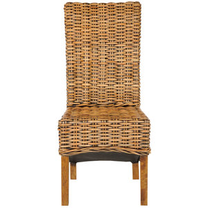 DreamCraft Lot de 2 chaises de salle à manger en rotin 18.5 ''H Coastal Farmhouse Sièges élégants Vietnam - Product Image 5