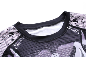 Custom MMA Rash Guard <b>Men</b> Long Sleeve <b>Compression</b> <b>Shirt</b> BJJ Jiu Jitsu Martial Arts Fitness Training Top - Product Image 2