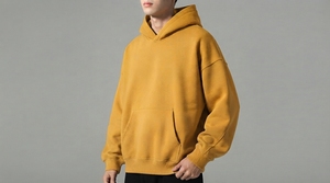 Sweat-shirt personnalisé OEM pour homme, avec logo personnalisé, poche avant, poignets côtelés et coupe décontractée - Product Image 3