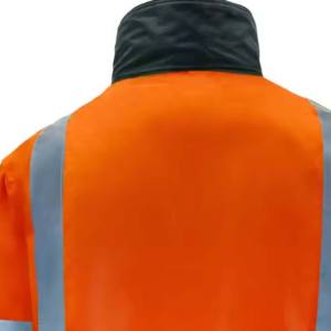 Wholesale <b>Work</b> Safety Quilted Jacket Stand Collar Spring OEM Service Men Canvas <b>Waterproof</b> Breathable Quick Dry - Product Image 6