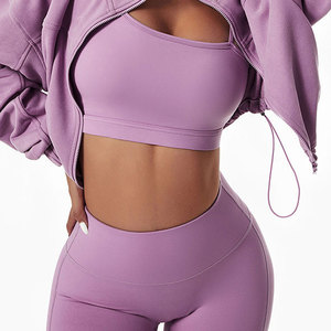Women Gym Wear Set 2 Piece Yoga Set Crop <b>Top</b> Leggings Breathable Stretchable Fitness Activewear - Product Image 6