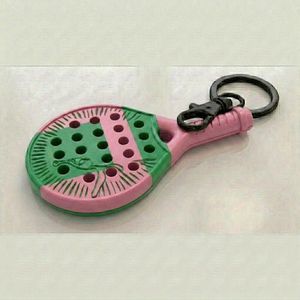 <b>Personalized</b> Custom Size Rubber Padel Racket <b>Keychain</b> 2D Embossed Design Durable Promotional Gift Item Custom Logo Custom - Product Image 1