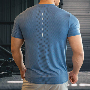 Camiseta Deportiva para Hombre, Ropa Deportiva, Poliéster y Elastano, Ropa para Correr, Gimnasio, Ligera, Elástica - Product Image 6