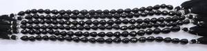 Perles facettées en spinelle noire naturelle AAA, forme goutte droite, 5x7 MM, perles de pierre précieuse en spinelle noire, 7 pouces, perles en spinelle en forme de larme, vente en gros - Product Image 6