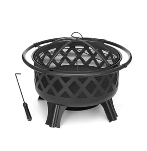 เตาผิงเหล็กกลางแจ้งทันสมัยขายดี สำหรับลานบ้าน สวน และแคมป์ปิ้ง บาร์บีคิวไม้ไร้ควันในราคาที่เหมาะสม - Product Image 3