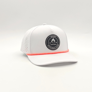 Gorra Trucker ZYNTRA INDUSTRIES para Club de Pickleball, Malla Blanca, Ajustable, Transpirable, Impermeable, Deportiva, Casual, Diseño de 6 Paneles en la Parte Delantera - Product Image 1