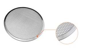 ถาดพิซซ่าสแตนเลสทรงกลมแบบตาข่ายสำหรับอบและย่าง - Product Image 2