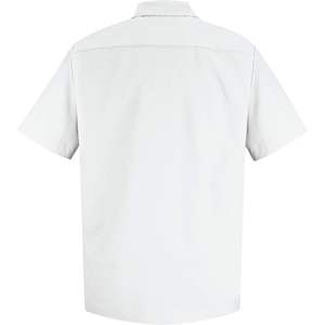 Chemise de travail à manches courtes pour homme sur mesure avec un design spécialisé sans poche - Product Image 2