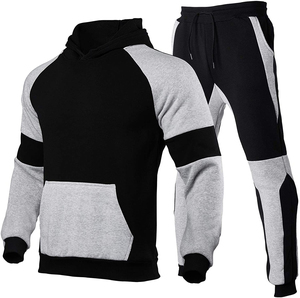 2025 New Design Printed Casual Lightweight <b>Fleece</b> Hoodie Sweatpants Set Unisex <b>Jogger</b> Tracksuit Men Women 100% Cotton FORTLEO - Product Image 3