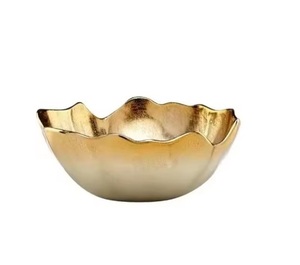 Cuenco de Metal Hecho a Mano para Servir Aperitivos, Elegante Centro de Mesa de Acero Inoxidable y Latón Oxidado, Cuenco Decorativo de Lujo para el Hogar, Mejor Precio - Product Image 6