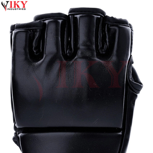 Produit tendance, couleur noire unie, qualité supérieure, prix de gros, vêtements de sport pour la lutte, impression de logo personnalisée, gants de boxe MMA - Product Image 6