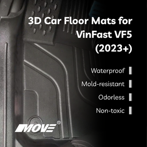 2023+ VinFast VF5 Custom Fit TPE High Quality All-Weather Non-Slip Premium <b>Car</b> Floor Mats <b>Interior</b> for Vietnam - Product Image 5