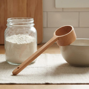 Cuillères doseuses en bois, cuillères doseuses en hêtre, cuillères à café, cuillères doseuses pour le café - Product Image 1