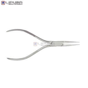Pince à bec plat de haute qualité en acier inoxydable, instruments chirurgicaux orthopédiques pour la pliage des os, le renforcement et la manipulation des fils - Product Image 3