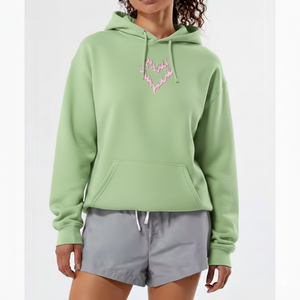 Sweat à capuche oversize en molleton imprimé uni pour femme 2026, avec logo frontal, décontracté, hiver, manches longues, respirant, séchage rapide, contemporain - Product Image 5