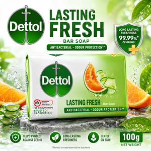 Dettol For Original Antibacterial Bar <b>Soap</b> Germ Defence Formula Gentle on Skin Nature 100g Daily Bath <b>Soap</b> for All Skin Types - Product Image 2