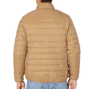 <b>Top</b> Selling High Quality Men <b>Bubble</b> Jacket Stand Collar Front Logo Eco-Friendly Breathable Custom Design Wholesale Winter Jacket - Product Image 2