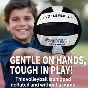 Ballon de volley-ball personnalisé en vente en ligne, fabriqué au Pakistan, taille officielle, vente en gros de ballons de volley-ball - Product Image 3