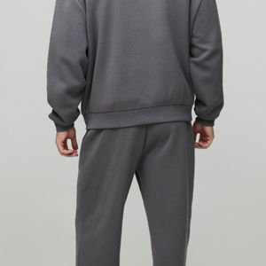 Conjunto de Sudadera con Capucha Oversize y Pantalones Acampanados para Hombre, Estampado Streetwear, Chándal de Invierno Pesado 100% Transpirable - Product Image 2