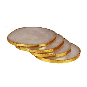 Sous-verres en résine faits à la main, ensemble de sous-verres pour boissons, pour la décoration moderne de la maison et les cadeaux - Product Image 1