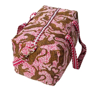 Bolsa de Mano Acolchada de Algodón de Lujo, con Cierre, Estampado Floral, Lavable, Ecológica, para Viajes, Yoga, Compras, Playa, de Alta Calidad - Product Image 4