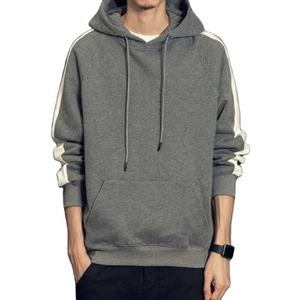 Sweat à capuche personnalisé en coton biologique pour homme, vêtement surdimensionné, grande taille, automne, 2022 - Product Image 4