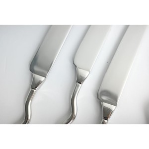 Ensemble de couverts modernes en acier inoxydable, finition miroir, passe au lave-vaisselle, couverts de mariage - Product Image 4