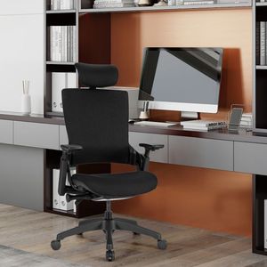 Sedia da Ufficio Reclinabile con Braccioli 3D e Poggiatesta, Sedia da Scrivania per Computer - Product Image 3