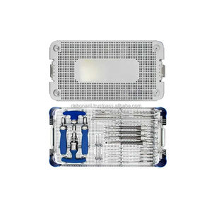 Ensemble complet d'instruments chirurgicaux en acier inoxydable pour la correction de la scoliose et des déformations vertébrales, durable, certifié CE, OEM, marque privée - Product Image 5