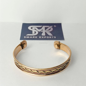 Brazalete Clásico Premium de Cobre Ligero para Hombre y Mujer, Elegante Pulsera, Accesorio de Moda para Regalo - Product Image 2