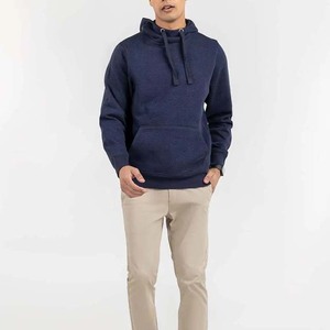 Best Supplier <b>Top</b> Selling Durable High Quality Men's Hoodies Custom Made Embroidered Latest Design <b>Navy</b> Blue Autumn - Product Image 4