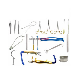 Juego de Instrumentos para Aumento de Senos, Acero Inoxidable, Retractor Quirúrgico de Fibra Óptica, Tijeras, Cirugía Plástica Profesional - Product Image 3