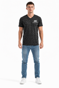 Camiseta de Manga Corta Casual para Hombre, Marca AMY, 100% Algodón, Corte Regular, Lisa, con Logotipo Personalizado al por Mayor - Product Image 2