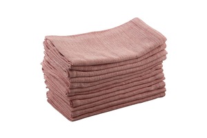 Paños de Cocina Cuadrados 100% Algodón Ecológico, Tejidos a Rayas, de Secado Rápido, con Etiqueta Personalizada, Lavables a Máquina, de Tamil Nadu - Product Image 2