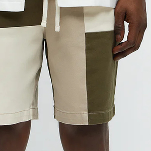 Casual Outdoor Activities Travel Comfort 2026 <b>Men</b> Color Block <b>Shorts</b> With Custom Logo Design For Wholesale Buyers OEM Service - Product Image 4