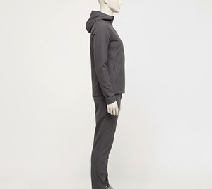Service OEM en gros – Ensemble survêtement coupe-vent d'hiver pour homme – Conception personnalisée, panneaux de couleur sur mesure, fermeture éclair, séchage rapide, polyester - Product Image 2
