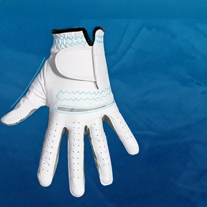 Gant de golf en PU blanc pour main gauche, longueur poignet, style décontracté, gant de sport durable, gants de golf professionnels, matériau souple et flexible - Product Image 3