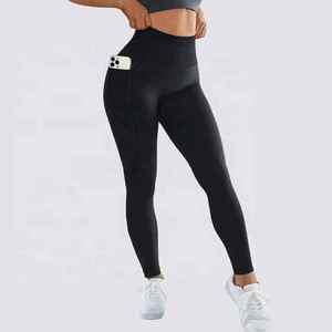 Pantalons de yoga sans frottement et sans coutures pour la course à pied longue distance et le cardio - Product Image 5