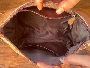 Bolsa de cosméticos de cuero de ante de punto de bota personalizada de alta calidad, neceser de viaje de cuero genuino, Kits de viaje Unisex Dopp - Product Image 4