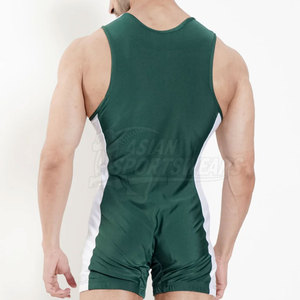 New Arrival Spandex Polyester Wrestling Wear <b>Men</b> Wrestling <b>Singlet</b> Quick Dry Customized <b>For</b> Sale - Product Image 4