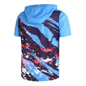 Camisetas con Capucha Sublimadas con Logotipo Personalizado - Verano, Tela 100% Poliéster Transpirable, Colores y Tallas Personalizadas, Venta Directa de Fábrica - Product Image 3