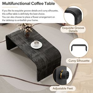 Tavolino da Caffè dal Design Minimalista Art Déco per Soggiorno o Sala da Pranzo - Product Image 6