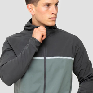 Quality Men's Sport Windbreaker <b>Jacket</b> Summer <b>Thin</b> <b>Waterproof</b> Windproof Breathable Outdoor Casual Hooded Design Zipper Closure - Product Image 4