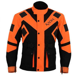 เสื้อแจ็คเก็ตสำหรับขี่มอเตอร์ไซค์ผู้ชาย แขนยาว พิมพ์ลายด้วยเทคนิค Heat-Transfer ผลิตจากโพลีเอสเตอร์/คอตตอน สำหรับฤดูหนาว  แบบสั่งทำพิเศษ - Product Image 4