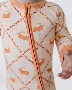 Pyjamas personnalisés en coton 100% pour nouveau-nés, combinaison pour bébé, ensembles de vêtements pour enfants, vêtements pour enfants, vêtements en bambou, produits pour bébés - Product Image 1