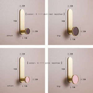 Classic Gold Color Stainless Steel Wall <b>Hook</b> Strong Metal Hanging Holder For <b>Coats</b> Bags Scarfs Keys Towels For Bedroom Bathroom - Product Image 6