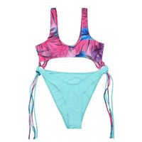 Nouveau maillot de bain burkini taille haute respirant et à séchage rapide avec logo frontal uni, grandes tailles pour femmes