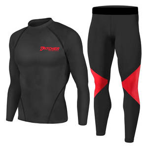 Conjunto de Rashguard de Alto Rendimiento para Hombre, Ropa Deportiva Ligera y Elástica para Entrenamiento - Product Image 1