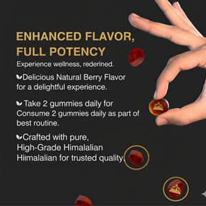 Shilajit Gummies ได้รับการรับรองจาก GMP สูตรที่กำหนดเอง - Product Image 3